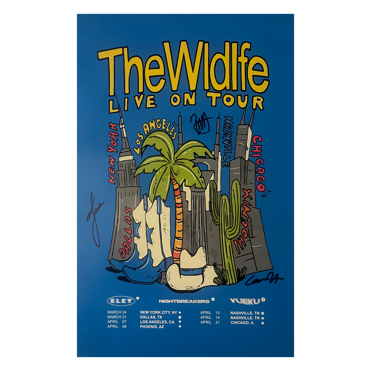 SIGNED Live on Tour Poster