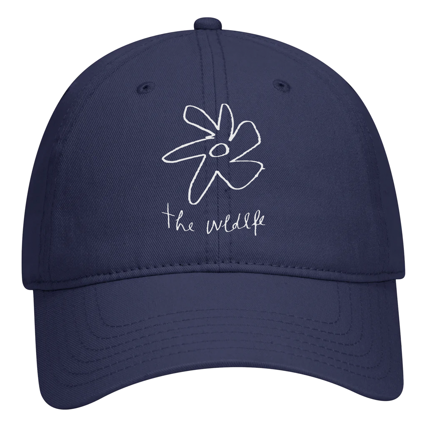 Embroidered Flower Dad Hat